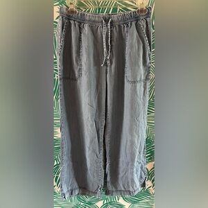 Guc Splendid Angie Indigo Palazzo Lyocell pant sz XS